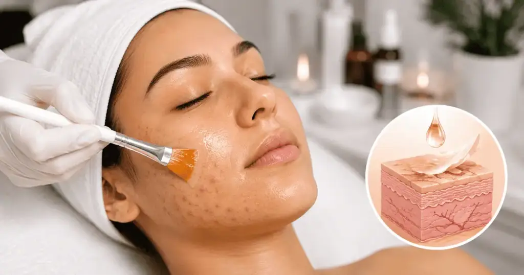 Are Chemical Peels Effective for Acne and Acne Scars 1 Chemical peels treatment for acne-prone skin and acne scars